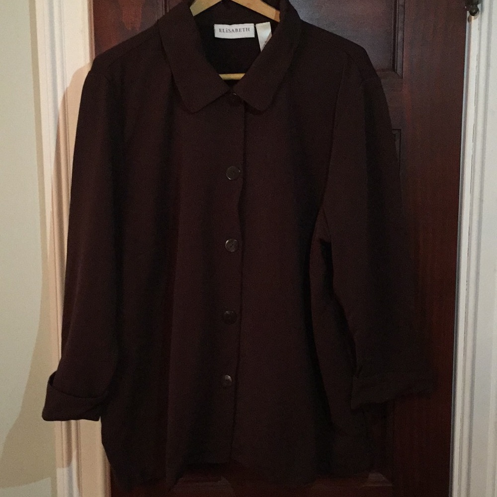 Brown blazer for pant suit